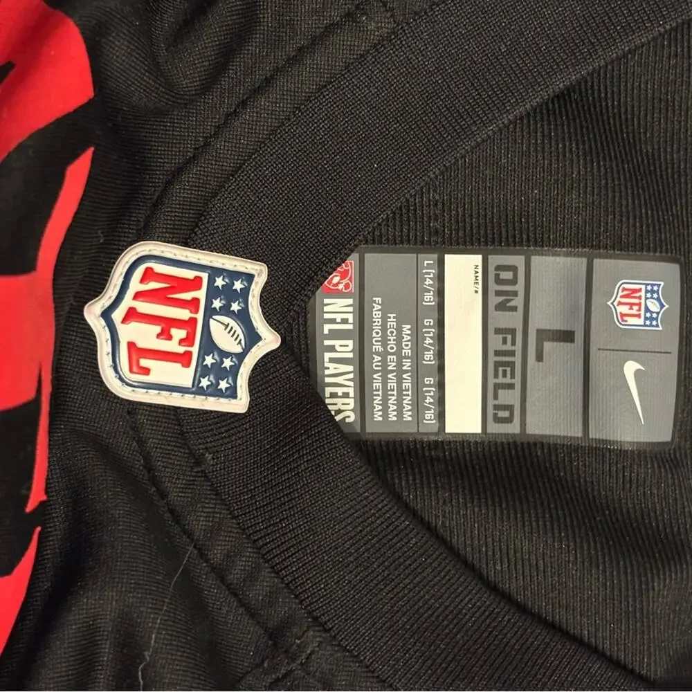Nike NFL Black and Red ATL Jersey Riley 18 Youth Size L